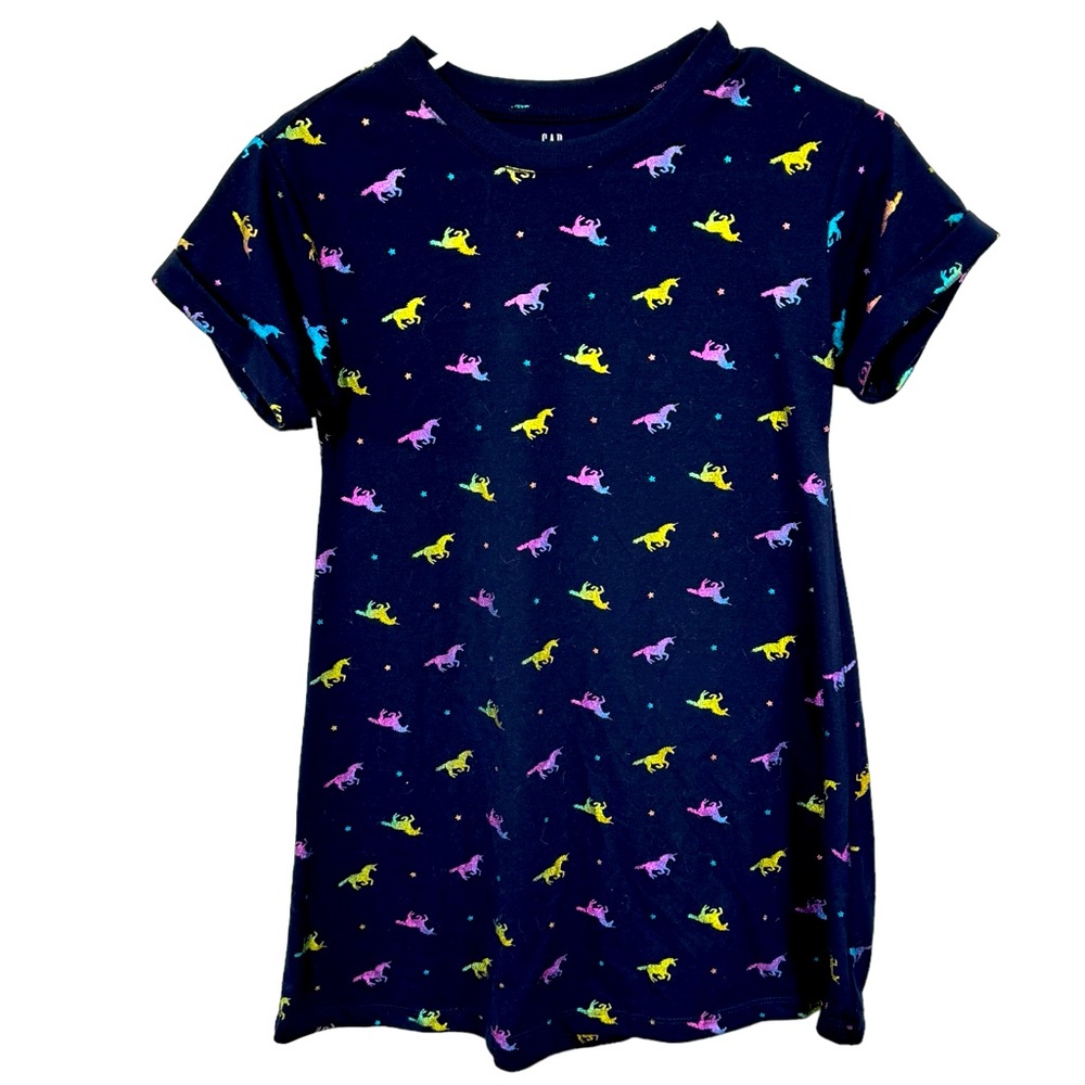 Gap Girls Unicorn T-shirt‎ Dress Size 8